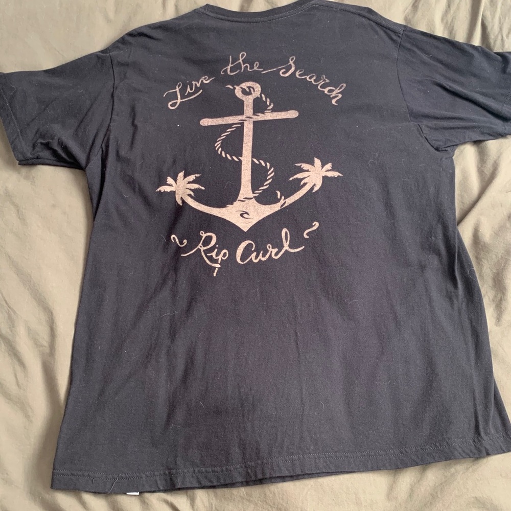 Men’s Rip Curl Black “Live the Search” Tee